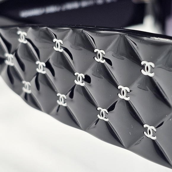 CHANEL .Black. Glasses : GREY CH5486 C760/S6 56-17Color (3) OVERSIZED - Picture 9 of 12